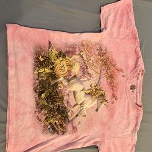 Girls unicorn short sleeve shirt